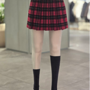 WAAC 格紋百褶裙