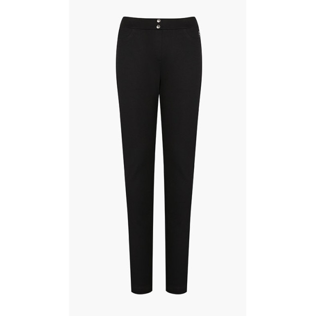 小花女生秋天彈性合身褲