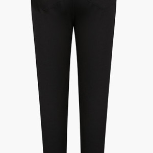 小花女生秋天彈性合身褲