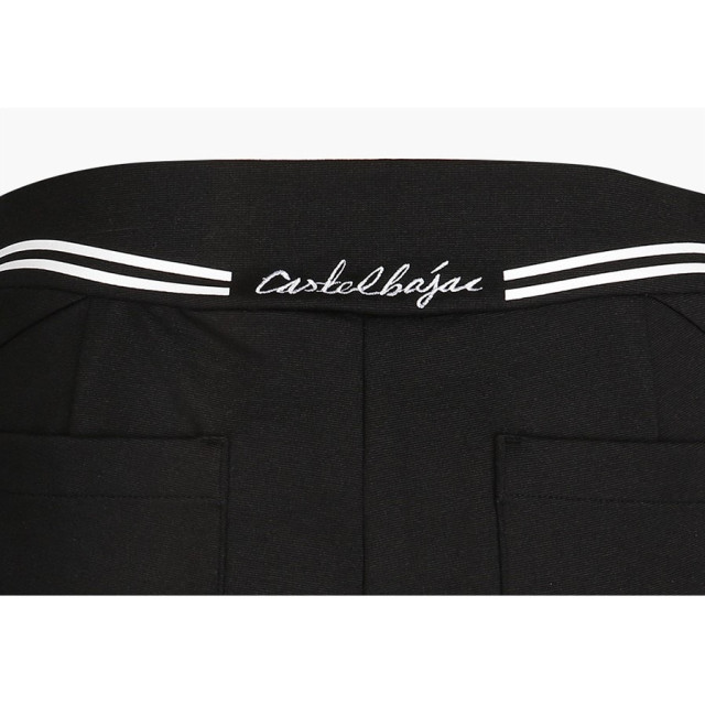 小花女生秋天彈性合身褲