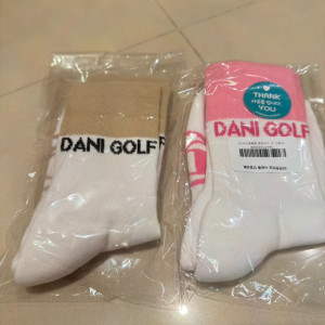 danilove 米色 粉色短襪