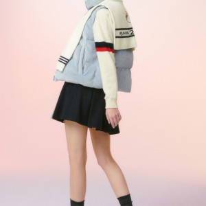 P_LABEL保暖百摺裙