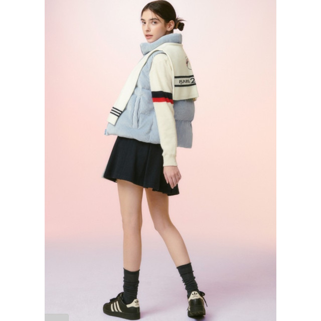 P_LABEL保暖百摺裙