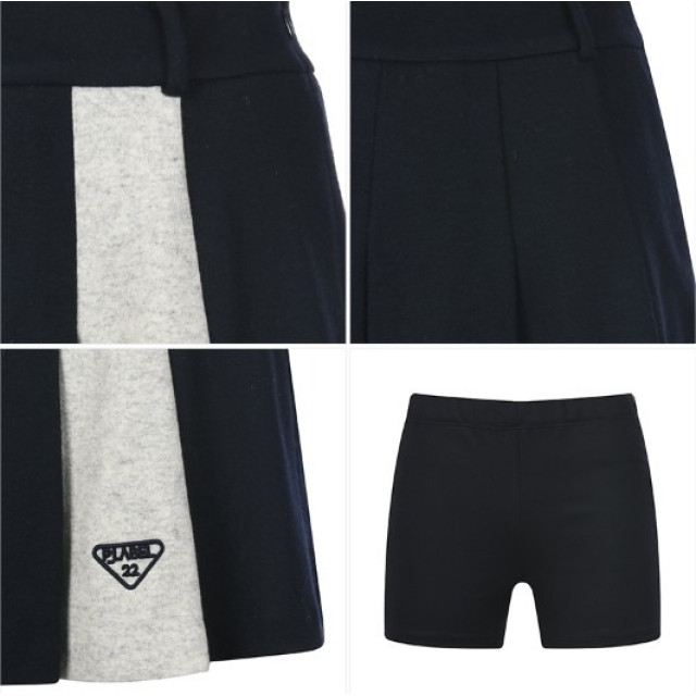 P_LABEL保暖百摺裙