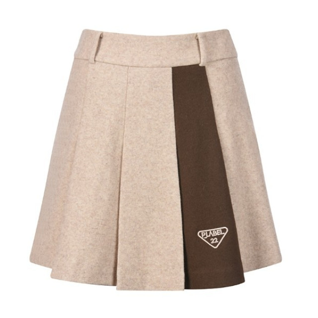 P_LABEL保暖百摺裙