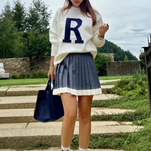 danilove春秋百褶裙