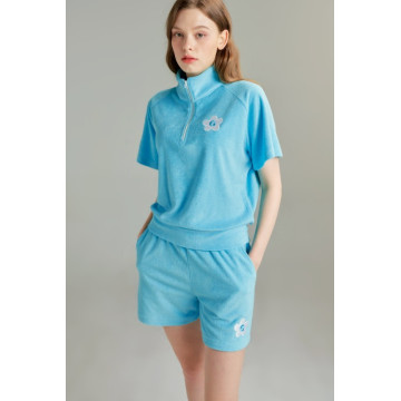 GOXO成套可愛上衣+短褲